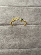 Emerald Dream Ring - Diatoms