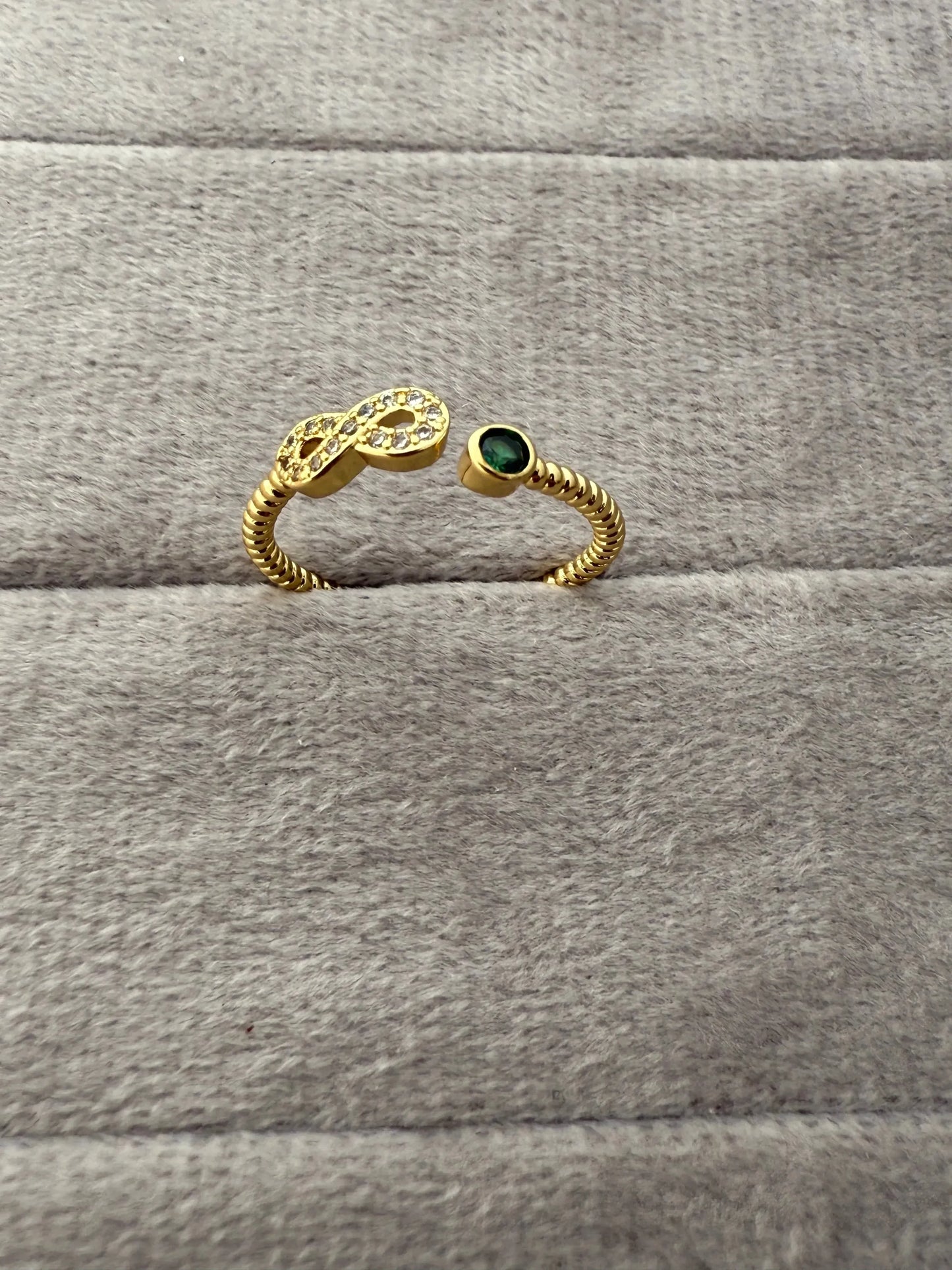 Emerald Dream Ring - Diatoms