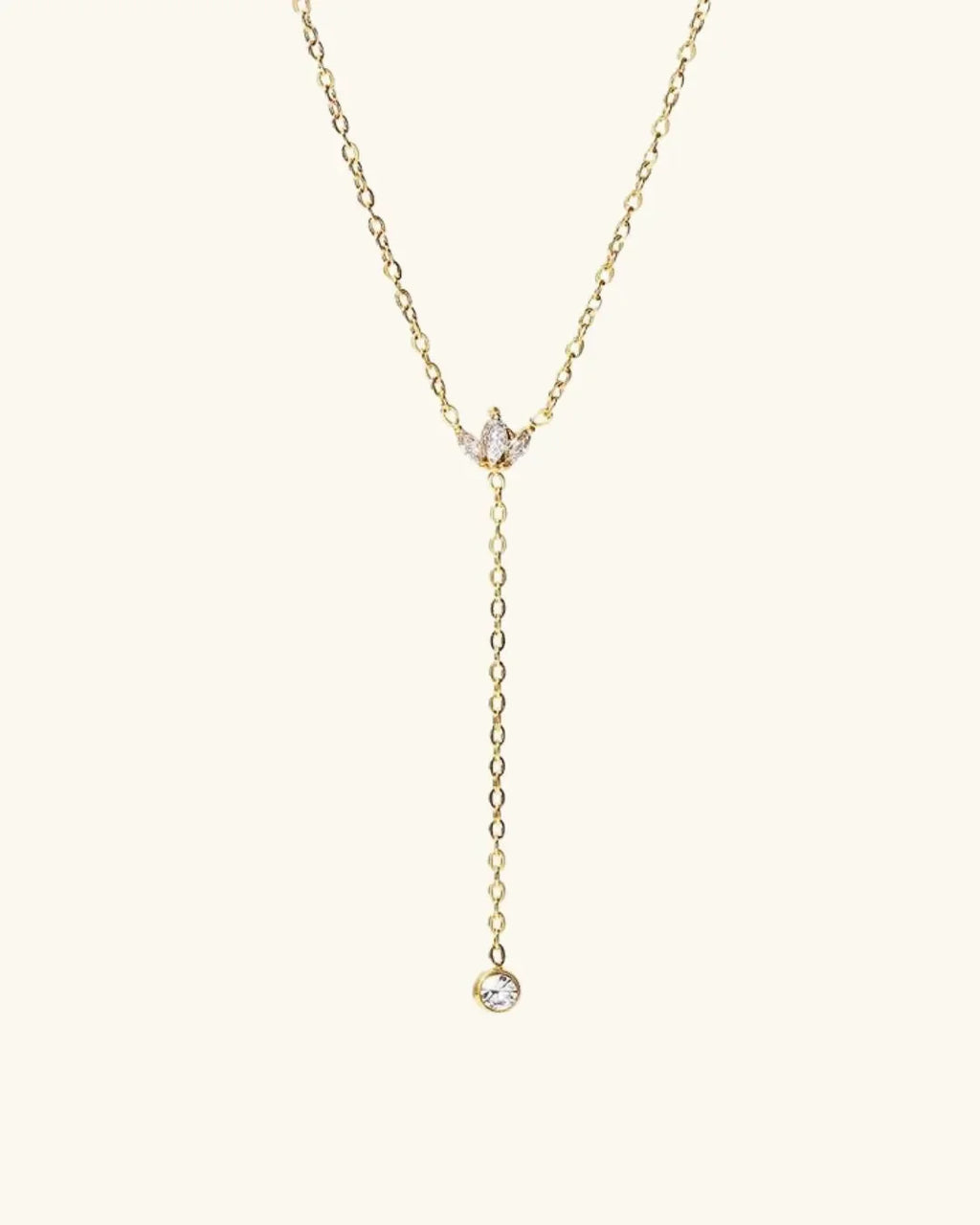 Dream Lariat Diamond Necklace - Diatoms