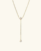 Dream Lariat Diamond Necklace - Diatoms