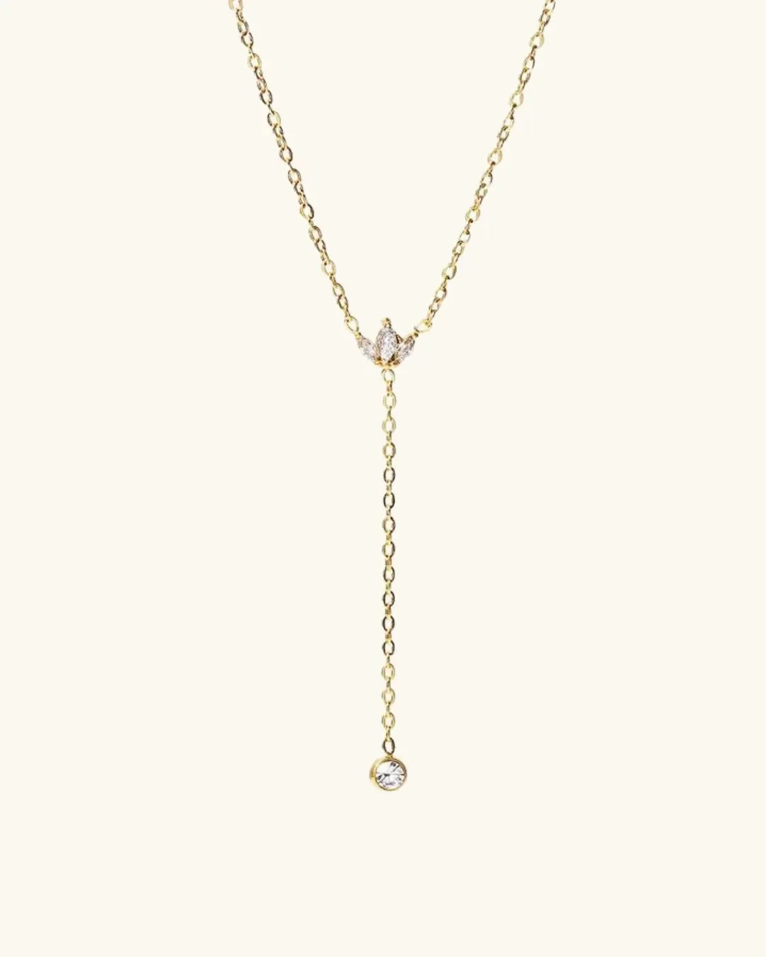 Dream Lariat Diamond Necklace - Diatoms