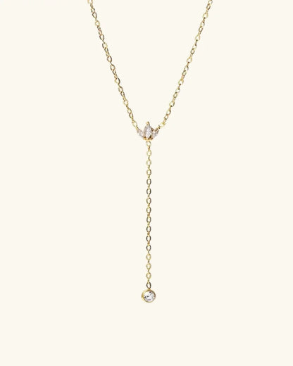 Dream Lariat Diamond Necklace - Diatoms