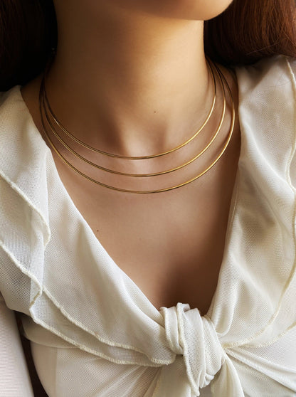 Three Layered Statement Necklace