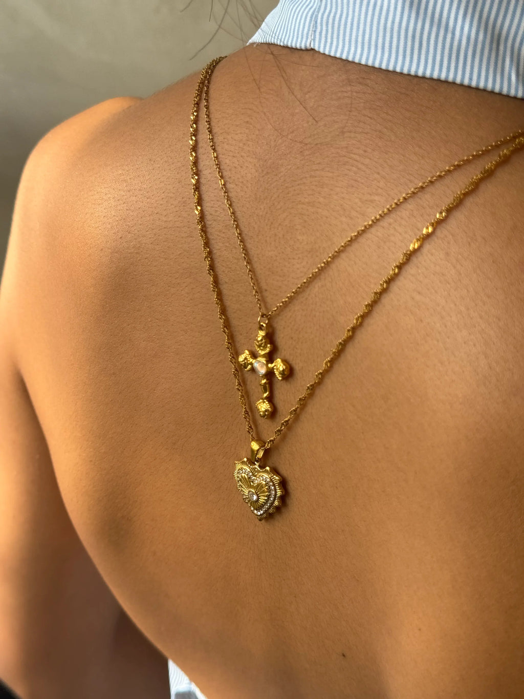 Lovelocked Thin Chain Pendant