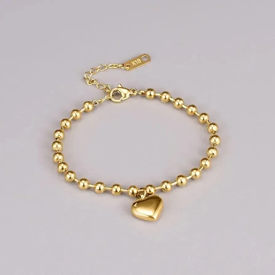 Majestic Love Gold Bracelet - Diatoms
