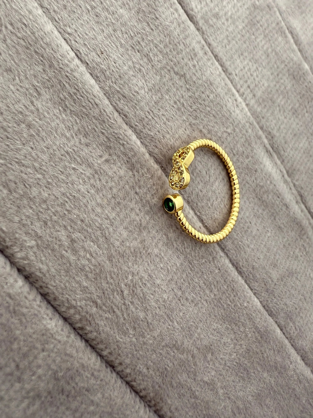 Emerald Dream Ring - Diatoms