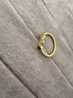 Emerald Dream Ring - Diatoms