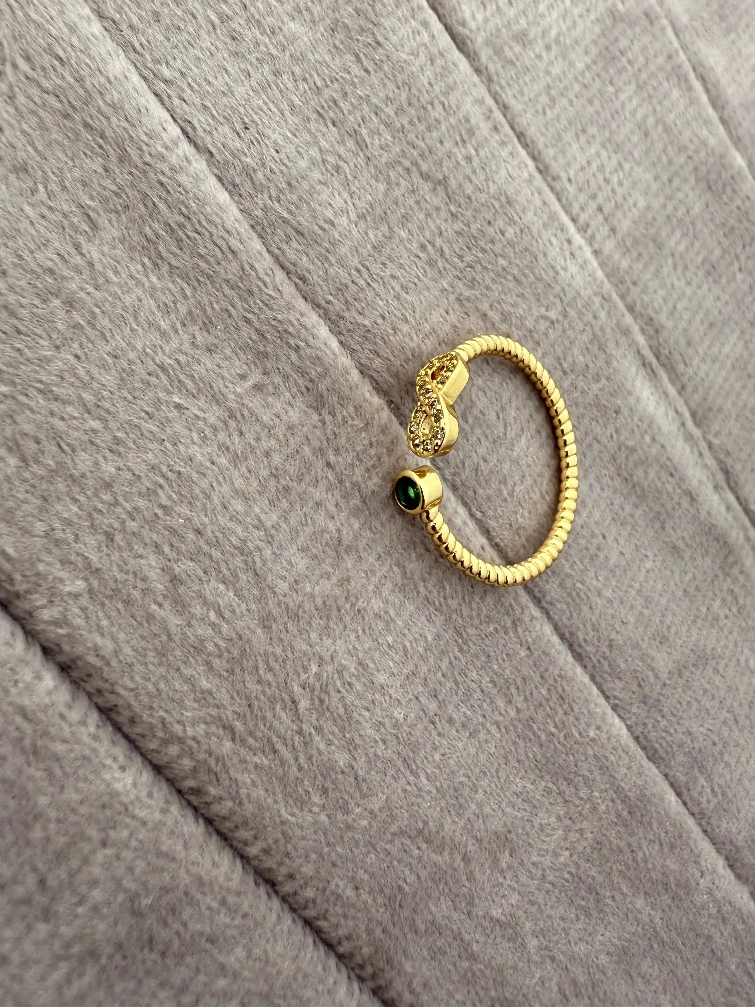 Emerald Dream Ring - Diatoms