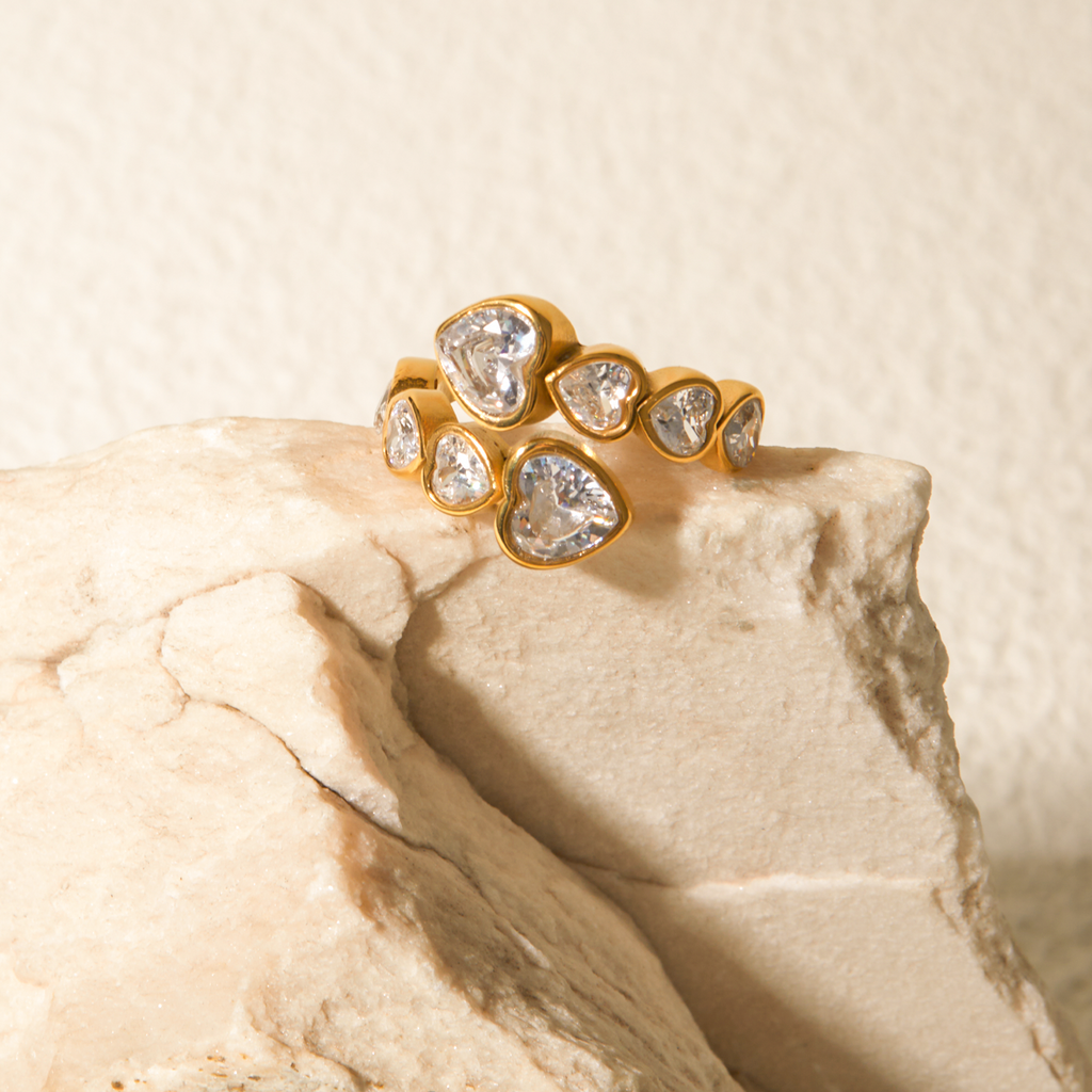 Elysian Heart Adjustable Ring