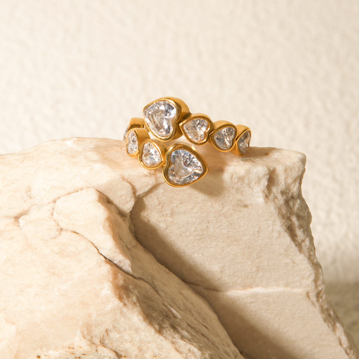 Elysian Heart Adjustable Ring
