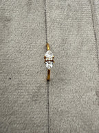 Minimal Classic Diamond Ring - Diatoms