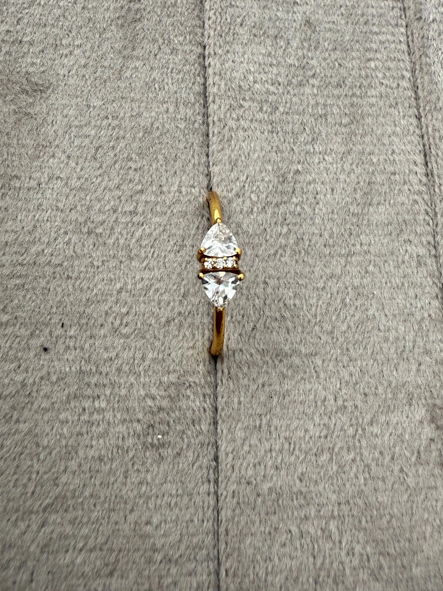 Minimal Classic Diamond Ring - Diatoms