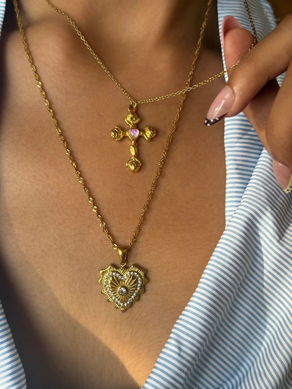 Lovelocked Thin Chain Pendant