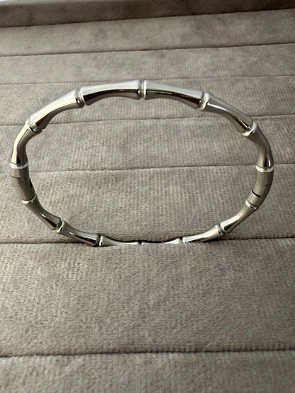 Bamboo Dreams Silver Bracelet - Diatoms