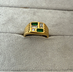 Retro Geometric Dainty Rings - Diatoms