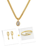 Everyday Grace Combo Necklace Earring Bracelet Set
