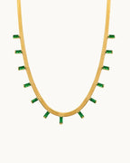 Classic Green Necklace - Diatoms