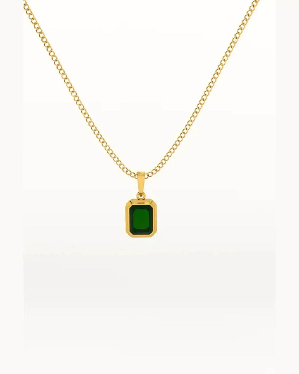 Green Emerald Necklace - Diatoms