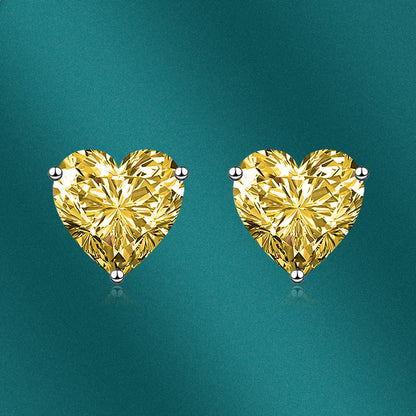 Radiant Yellow stone studs