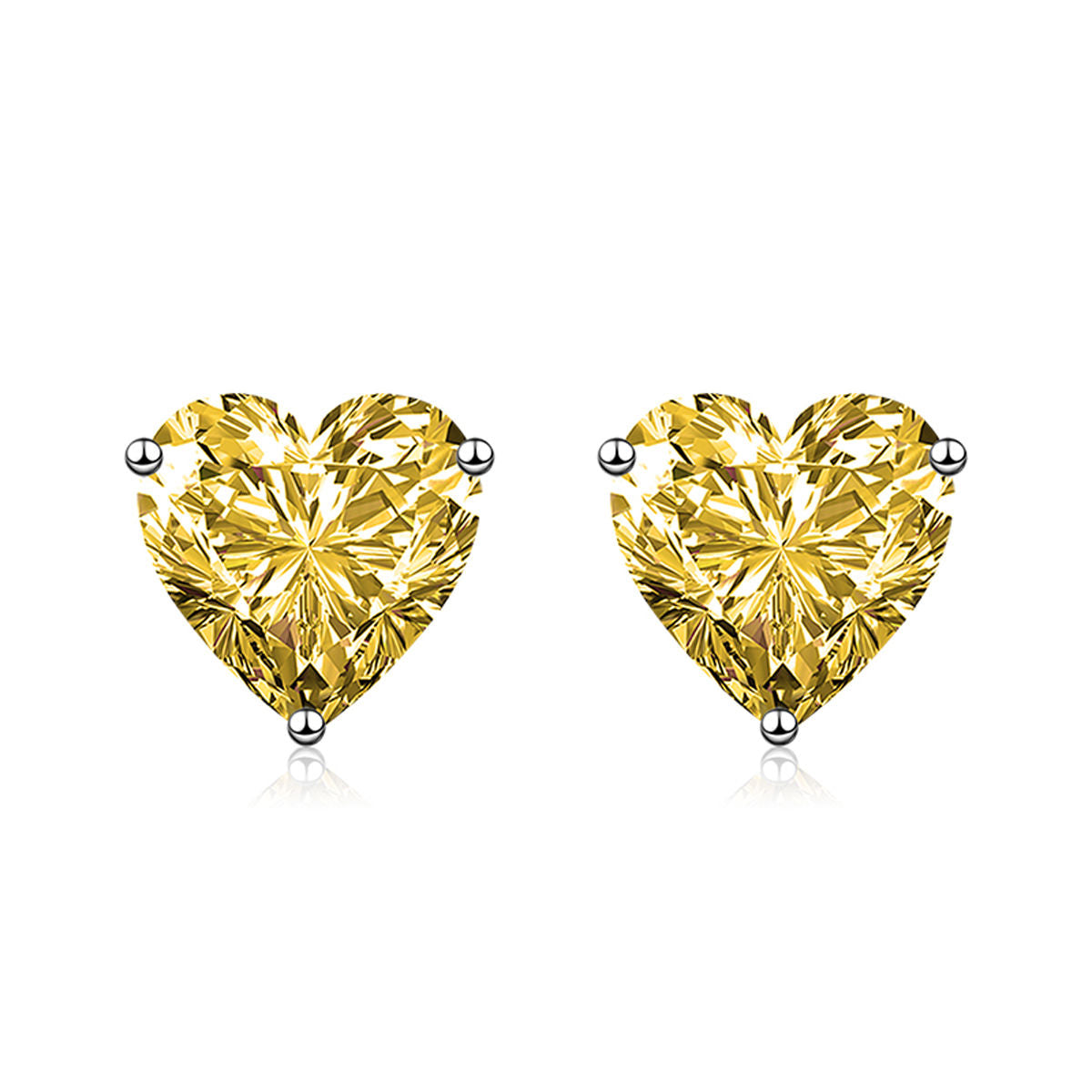 Radiant Yellow stone studs