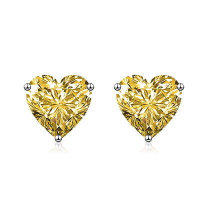 Radiant Yellow stone studs