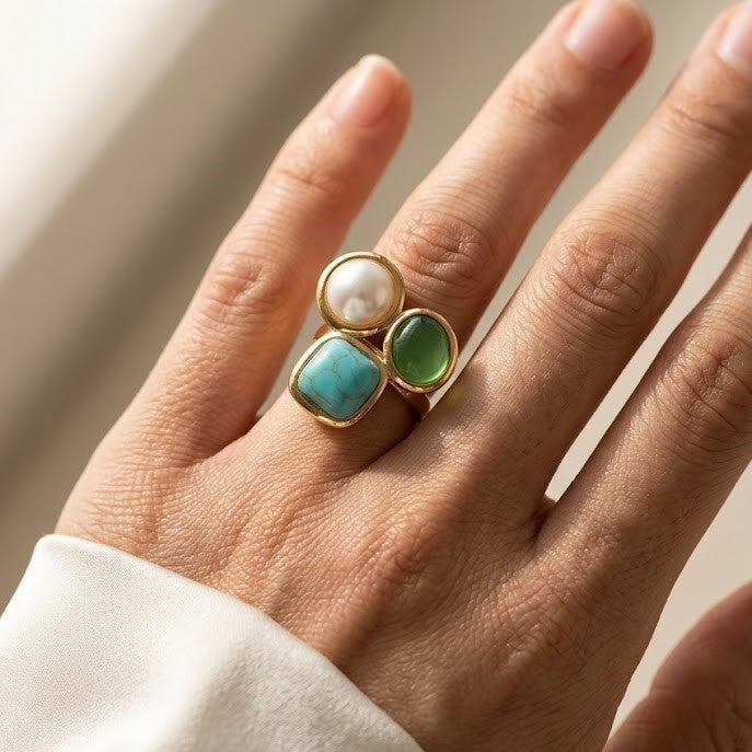 Retro Vintage Style Adjustable Ring