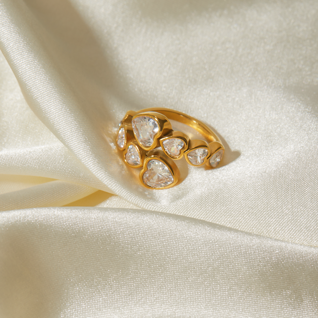 Elysian Heart Adjustable Ring