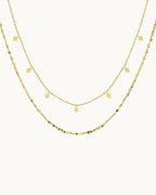 Opulent Aura Gold Chain Necklace - Diatoms