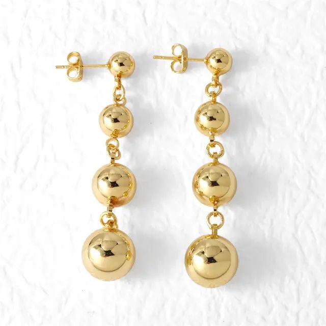 Statement Ball Chain Earrings