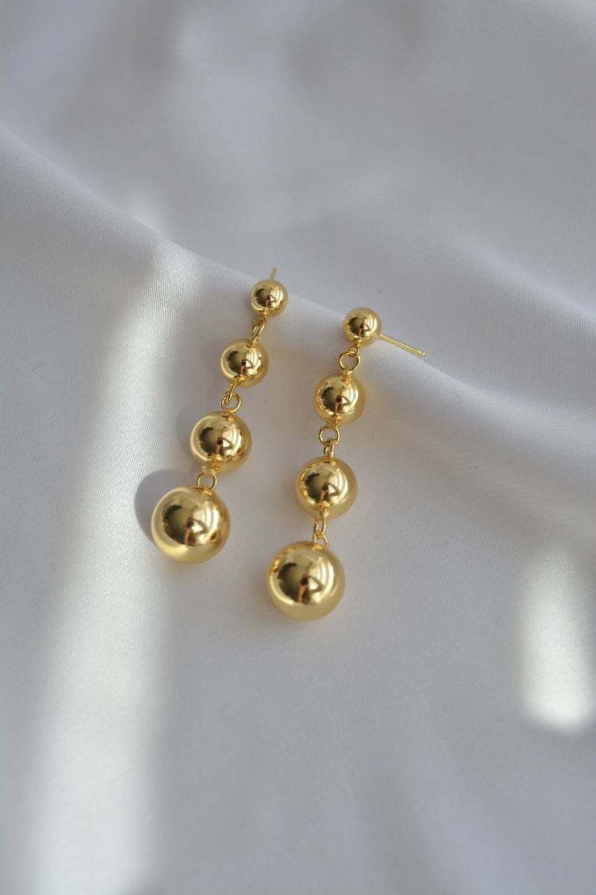 Statement Ball Chain Earrings