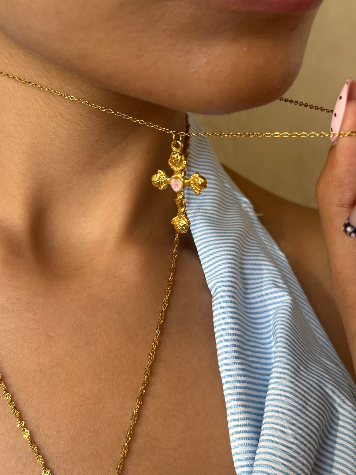 Lovelocked Thin Chain Pendant