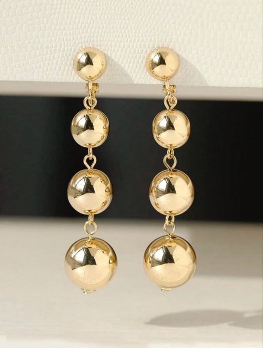 Statement Ball Chain Earrings