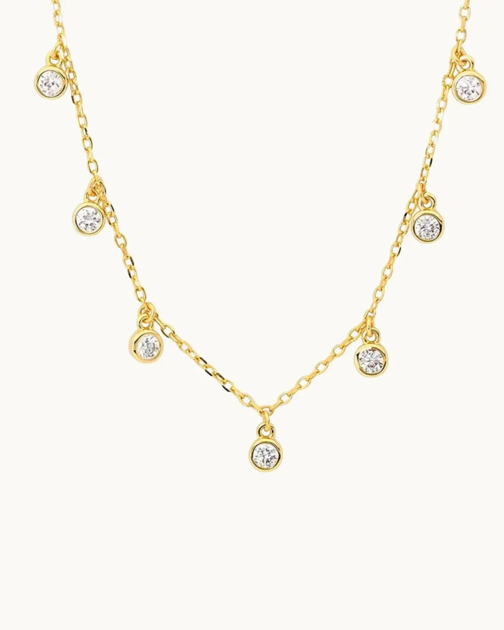 Luxe Multi Round Cubic Zirconia Necklace - Diatoms