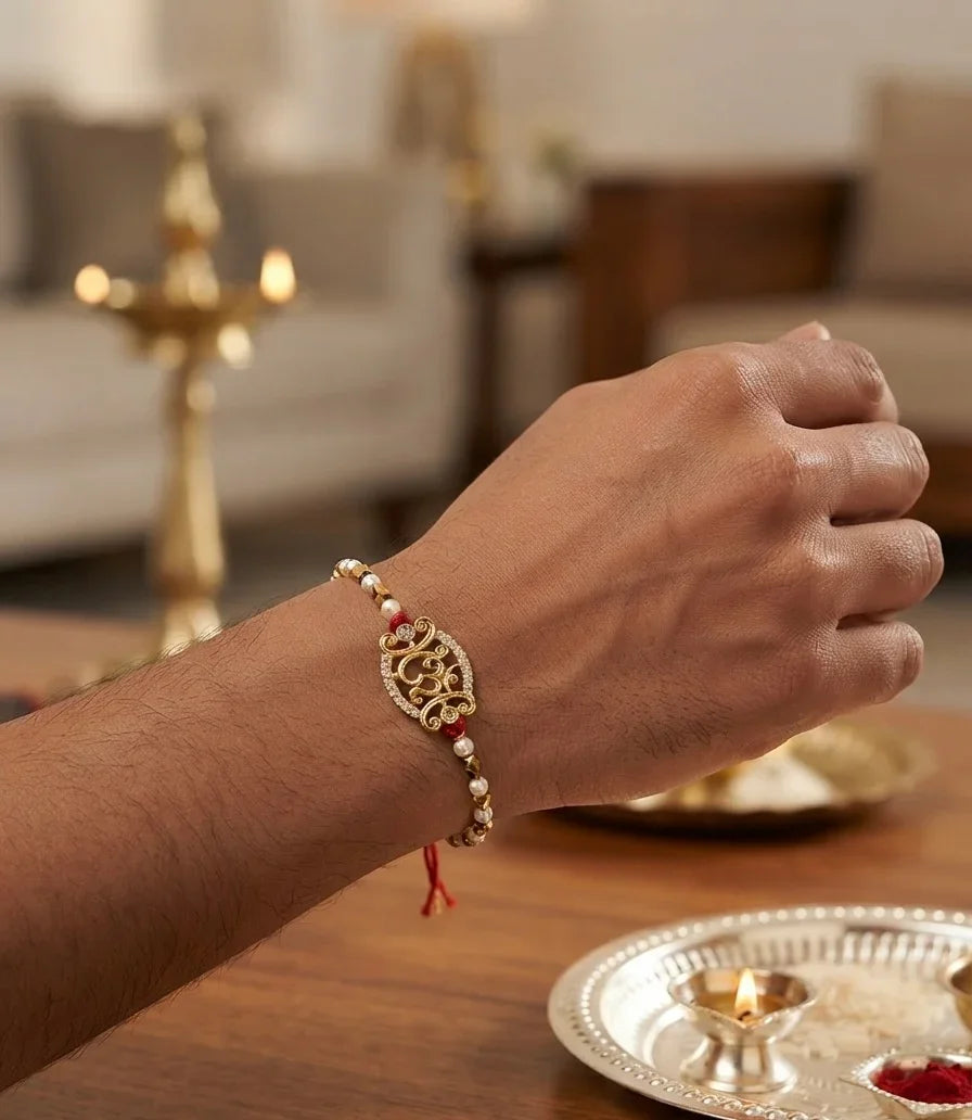 Raksha-Sankalp 4 Rakhi Set