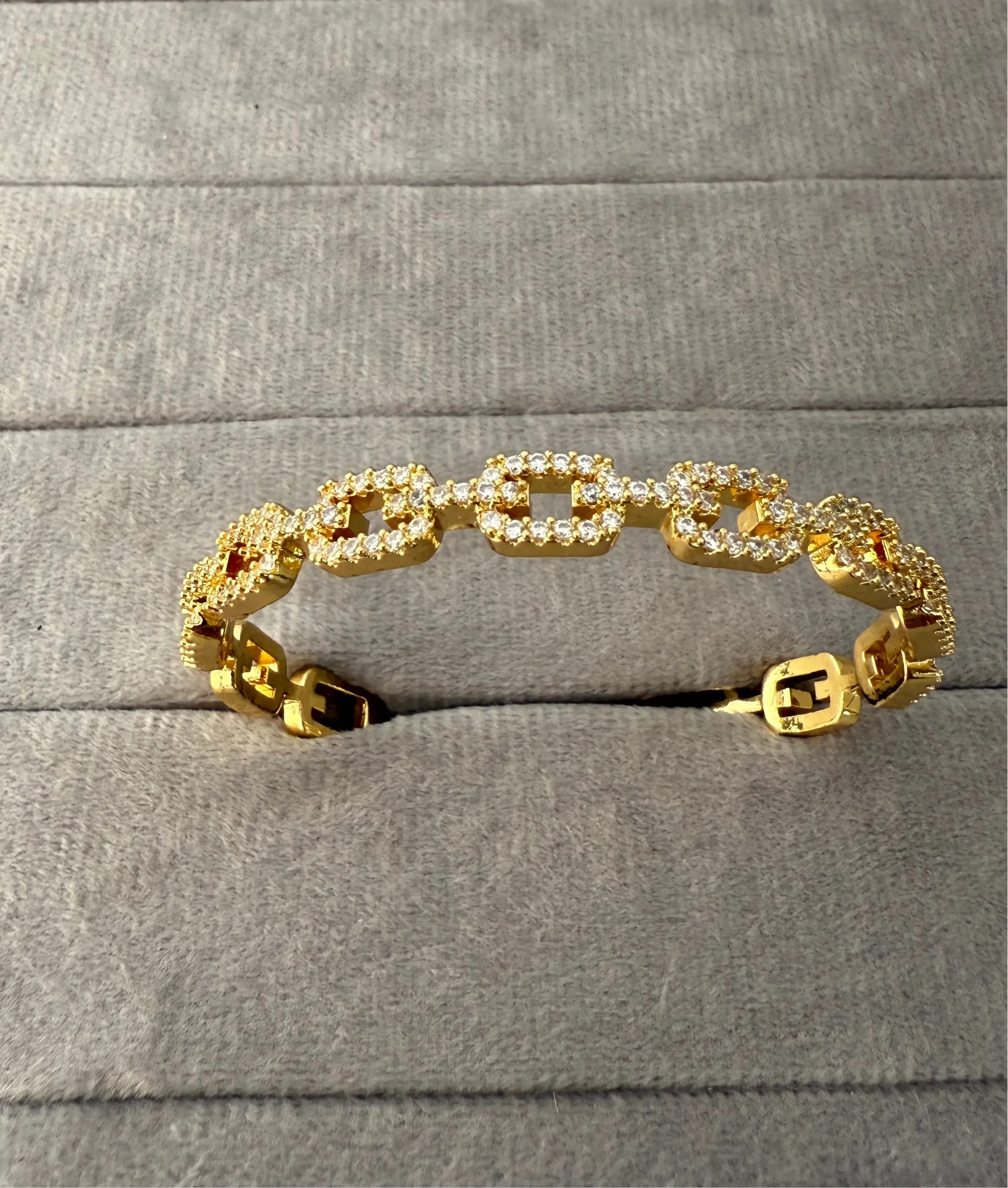 Sparkling Link Chain Bracelets - Diatoms