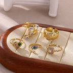 Tri-Gem Amour Ring