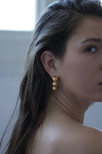 Ball Hoop Earring - Diatoms