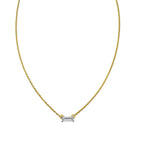 Luxy Rectangular Emerald Pendant - Diatoms