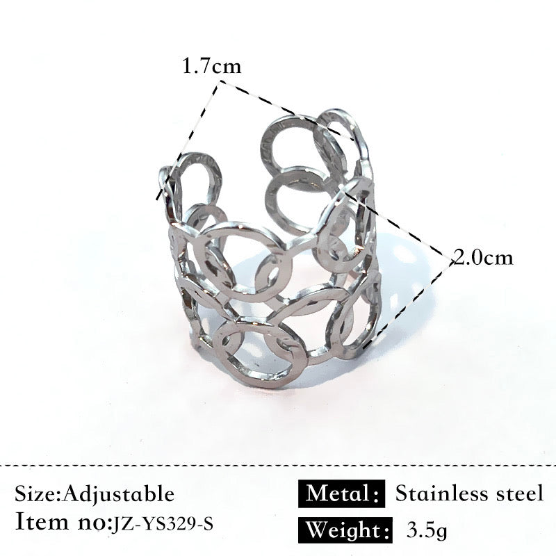 Vesper Link Adjustable Ring