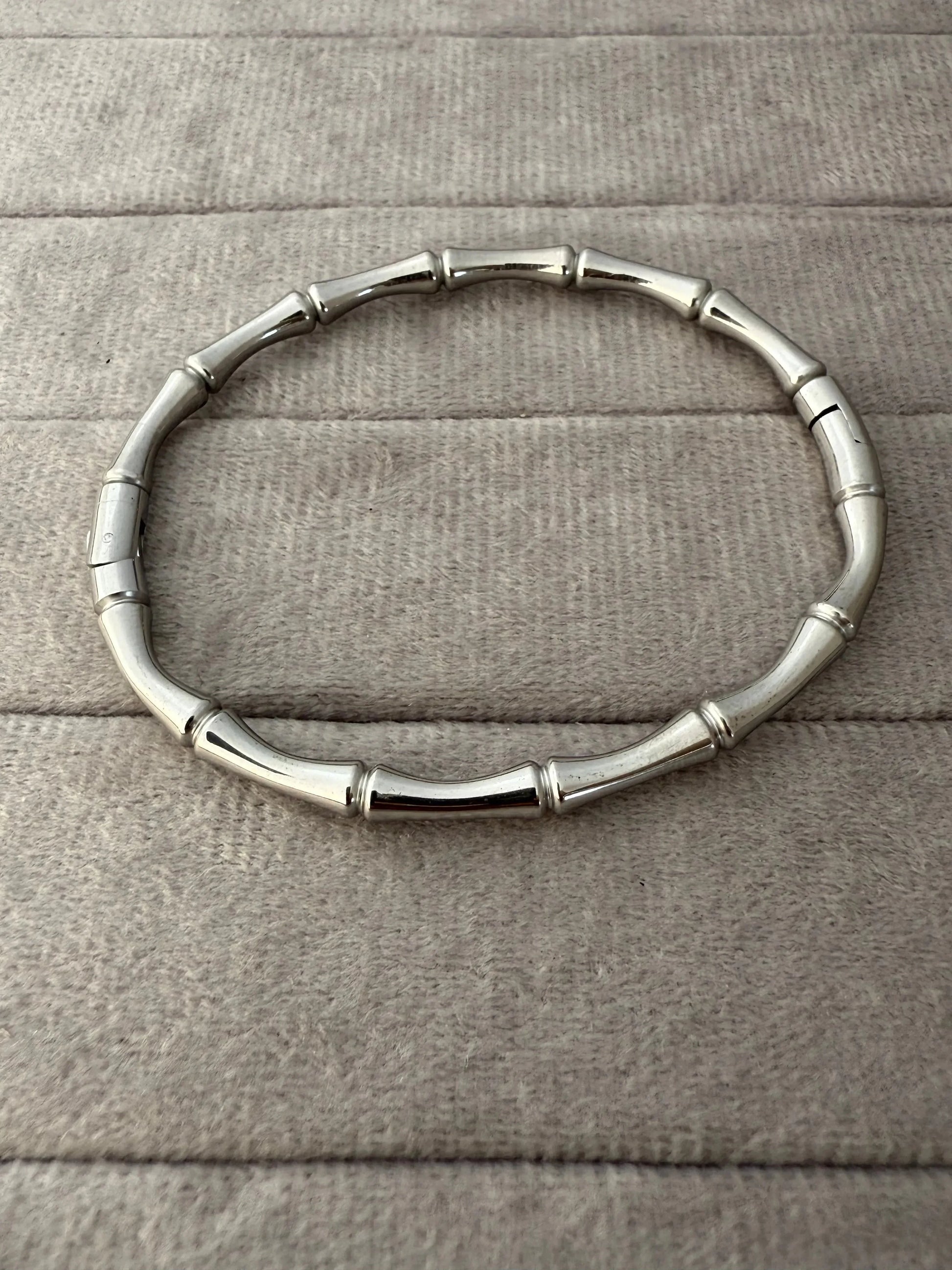 Bamboo Dreams Silver Bracelet - Diatoms