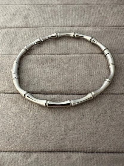 Bamboo Dreams Silver Bracelet - Diatoms