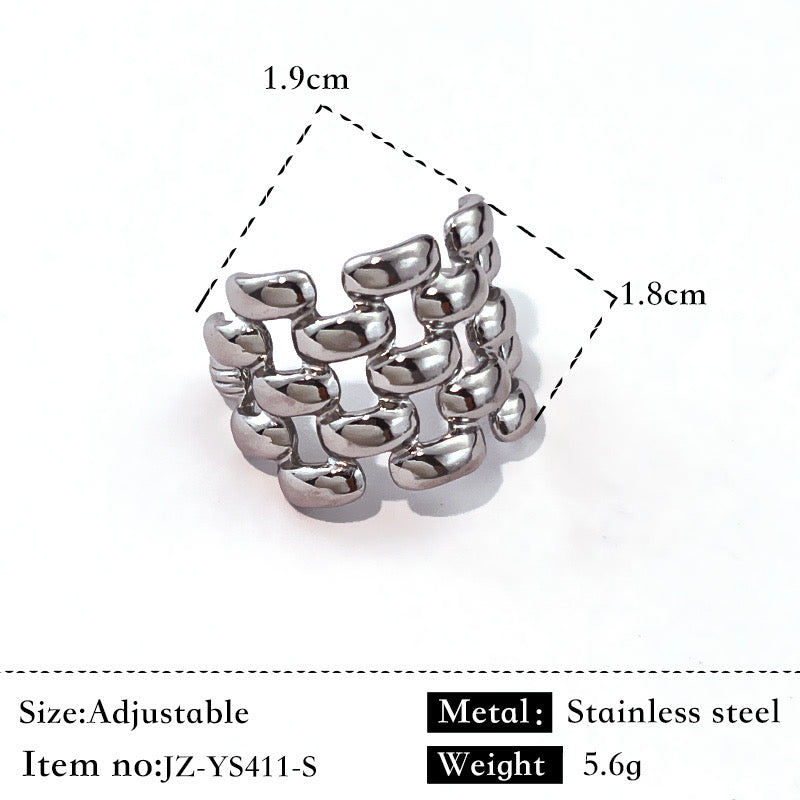 Elara Link Adjustable Ring