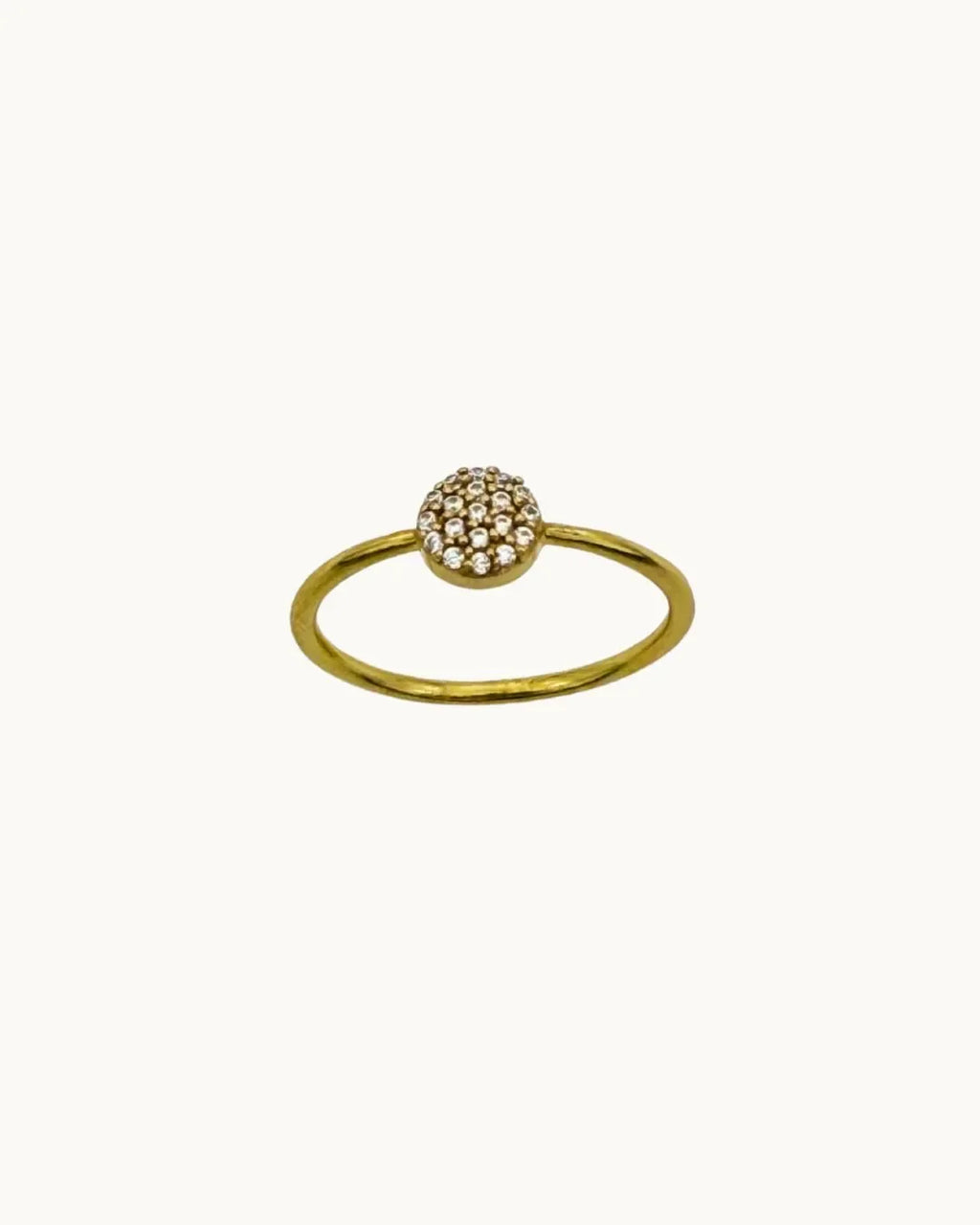 Round Shape Diamond Ring - Diatoms
