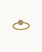 Round Shape Diamond Ring - Diatoms