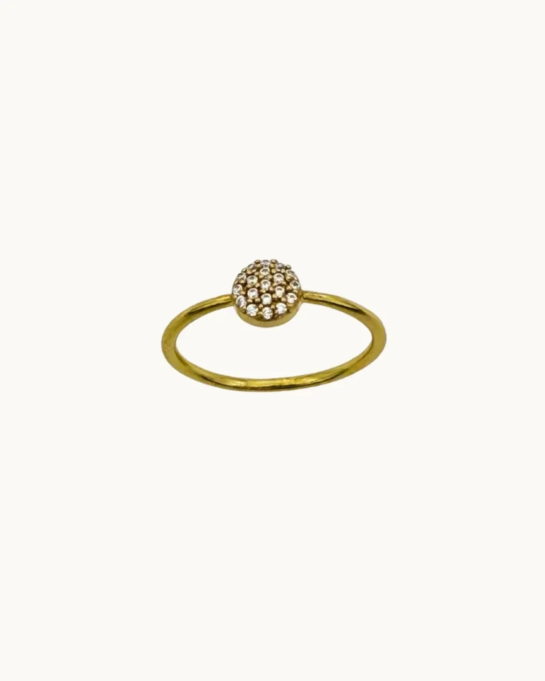 Round Shape Diamond Ring - Diatoms