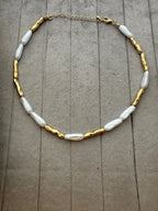 Baroque Pearl Necklace - Diatoms