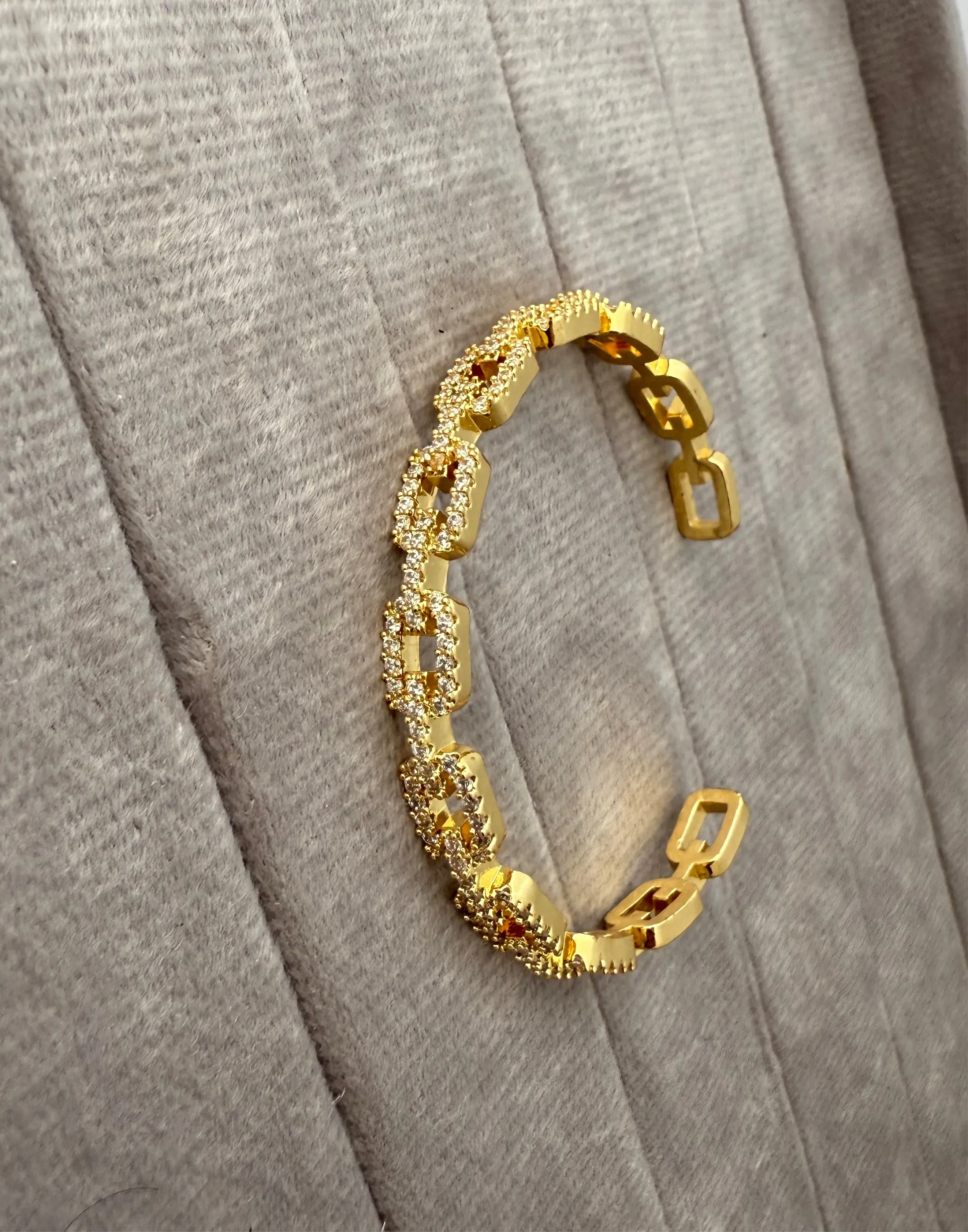 Sparkling Link Chain Bracelets - Diatoms