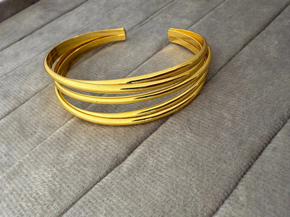 Criss Cross Bangle - Diatoms