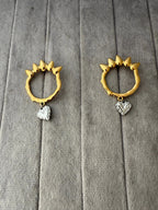 Greek Goddess Drop Earrings - Diatoms