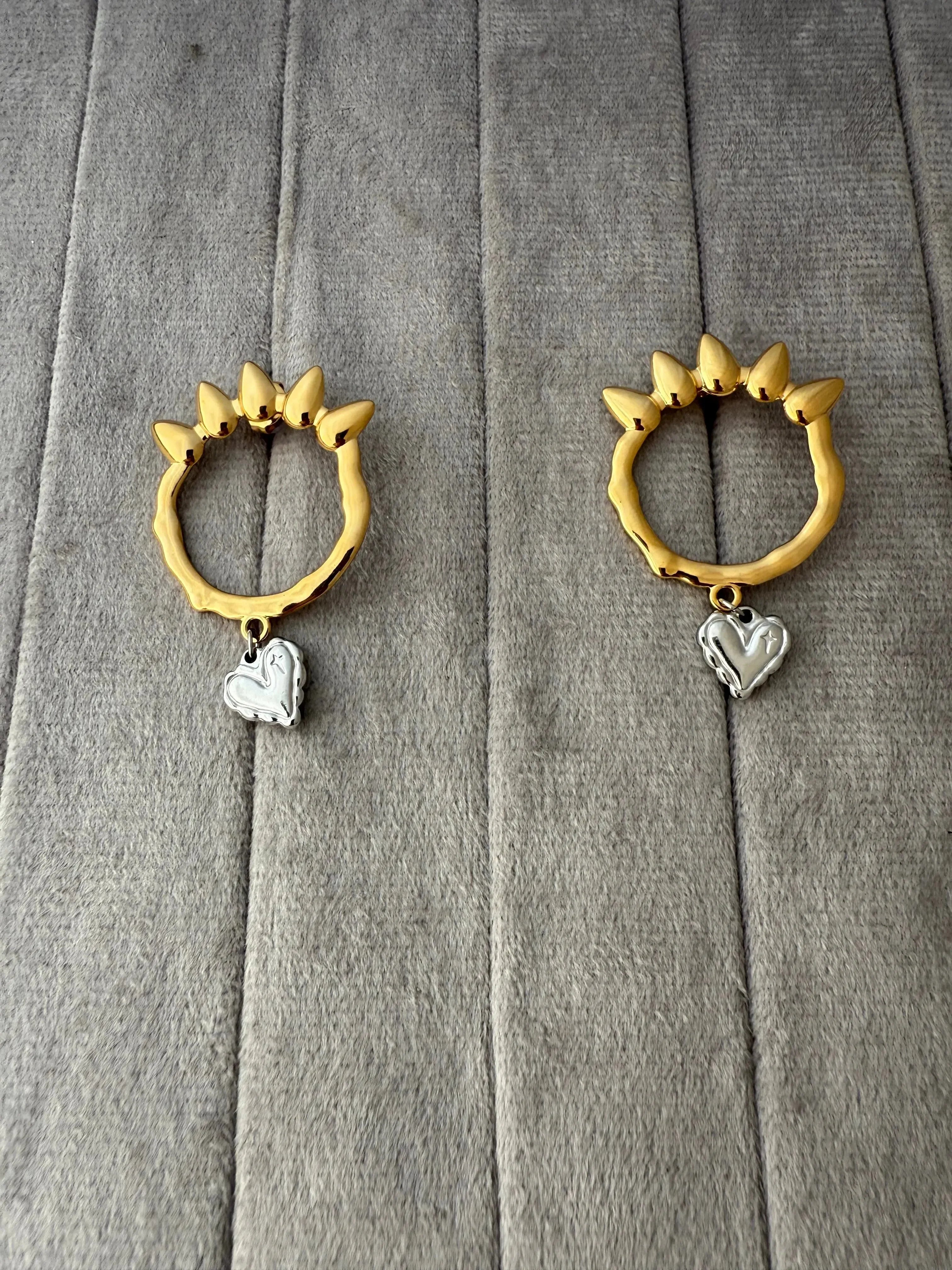 Greek Goddess Drop Earrings - Diatoms